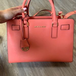 Coral Michael Kors Bag